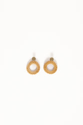 Esther Earrings - Tan